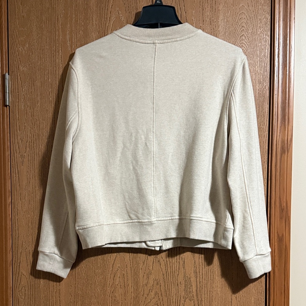 Wonderly Heathered Off-White Ribbed Jacket - Picture 7 of 8